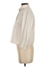 Theory Solid Ivory 3/4 Sleeve Button-Down Shirt Size S - photo 5
