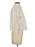 Theory Solid Ivory 3/4 Sleeve Button-Down Shirt Size S - photo 4
