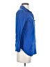 Max Studio 100% Rayon Blue Long Sleeve Polo Size XS - photo 4