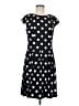 AB Studio Polka Dots Black Casual Dress Size 8 - photo 1