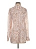 Zara Paisley Ivory Long Sleeve Blouse Size XS - photo 1