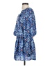 Nicole Miller Paisley Blue Casual Dress Size 2 - photo 5