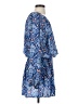 Nicole Miller Paisley Blue Casual Dress Size 2 - photo 4
