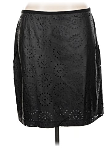Ellen Tracy Faux Leather Skirt (view 1)
