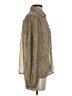 Assorted Brands Houndstooth Brown Ivory Long Sleeve Blouse Size S (estimated) - photo 4