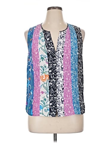 Tanya Taylor Sleeveless Silk Top (view 1)