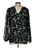 Dokotoo Stars Black 3/4 Sleeve Blouse Size L - photo 1
