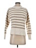 H&M Stripes Tan Turtleneck Sweater Size S - photo 1