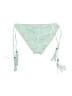 Unbranded Chevron-herringbone Green Swimsuit Bottoms Size S (estimated) - photo 2