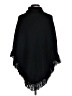 Unbranded 100% Acrylic Black Poncho One size - photo 2
