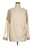 Absolutely Famous Metallic Ivory Pullover Sweater Size 1X - photo 1