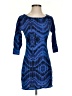 Express Chevron-herringbone Blue Cocktail Dress Size XS - photo 1