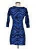 Express Chevron-herringbone Blue Cocktail Dress Size XS - photo 2