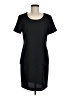 R.J. & Co. 100% Polyester Black Casual Dress Size 8 - photo 1