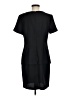 R.J. & Co. 100% Polyester Black Casual Dress Size 8 - photo 2