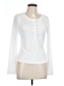 Shein White Long Sleeve Henley Size L - photo 1
