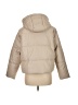 Zara 100% Polyester Solid Tan Snow Jacket Size M - photo 2