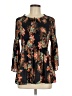 Spense Paisley Black Casual Dress Size L (petite) - photo 1