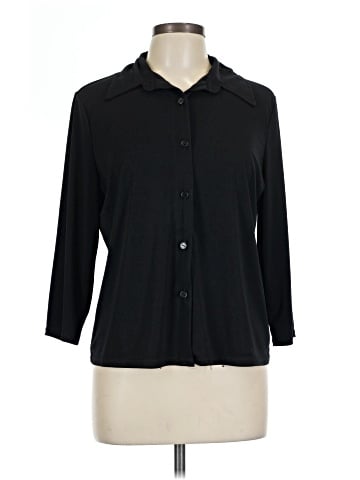 Kathie Lee Long Sleeve Polo (view 1)