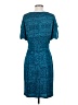 Ann Taylor Paisley Teal Cocktail Dress Size XS - photo 2