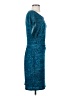 Ann Taylor Paisley Teal Cocktail Dress Size XS - photo 4