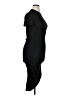 Shein Solid Black Casual Dress Size XL - photo 4