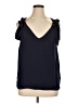 Riley & Rae 100% Polyester Blue Sleeveless Blouse Size XL - photo 1