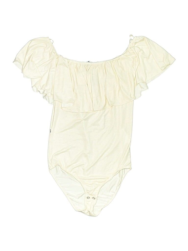 Pre-owned Jijil Bodysuit In Ivory