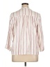 Splendid Stripes Pink 3/4 Sleeve Blouse Size XL - photo 2