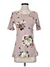 Mikarose Floral Pink Short Sleeve T-Shirt Size XS - photo 1