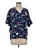 Jodifl 100% Polyester Blue Short Sleeve T-Shirt Size S - photo 1