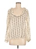 Pepin Ivory Long Sleeve Blouse Size M - photo 1