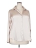 Zara Metallic Ivory Long Sleeve Blouse Size XXL - photo 1