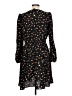 Shein 100% Polyester Hearts Black Casual Dress Size L - photo 2