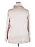 Zara Metallic Ivory Long Sleeve Blouse Size XXL - photo 2