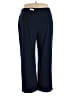 JM Collection Solid Blue Casual Pants Size 2X - photo 2