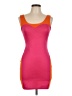 LVL X Color Block Orange Pink Cocktail Dress Size L (estimated) - photo 1