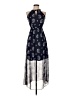 The Limited 100% Polyester Paisley Blue Cocktail Dress Size XXS - photo 1