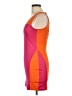 LVL X Color Block Orange Pink Cocktail Dress Size L (estimated) - photo 5