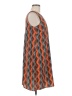 Halogen 100% Polyester Print Multi Color Orange Casual Dress Size S - photo 4