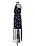 The Limited 100% Polyester Paisley Blue Cocktail Dress Size XXS - photo 5