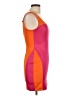 LVL X Color Block Orange Pink Cocktail Dress Size L (estimated) - photo 4