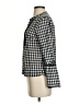 J.Crew 100% Cotton Checkered-gingham Black 3/4 Sleeve Blouse Size 2 - photo 5