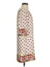 Fossil 100% Polyester Print Ivory Casual Dress Size S - photo 4