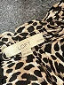 Ann Taylor LOFT 100% Polyester Animal Print Ivory Short Sleeve Blouse Size XXS - photo 7