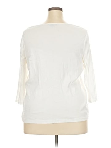 Chaps 3/4 Sleeve Top (view 2)