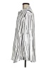 NORACORA 100% Bamboo Stripes Silver Long Sleeve Button-Down Shirt Size M - photo 5