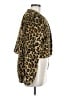 Perceptions 100% Polyester Animal Print Gold Faux Fur Jacket Size M - photo 4