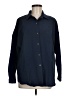 Ekouaer Solid Blue Long Sleeve Blouse Size M - photo 1