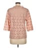 Collection 100% Cotton Pink 3/4 Sleeve Blouse Size M - photo 2
